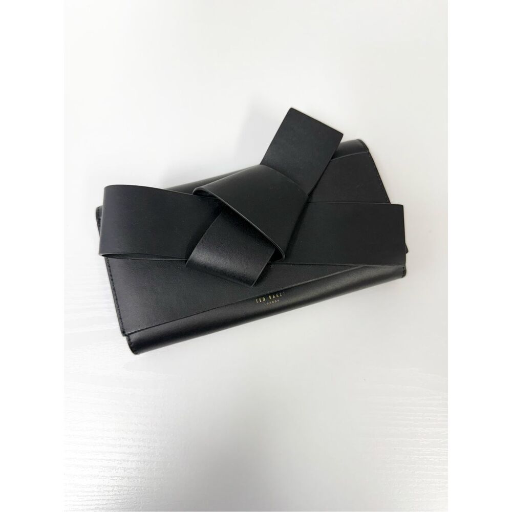 Ted Baker Black Knot-Detail Clutch